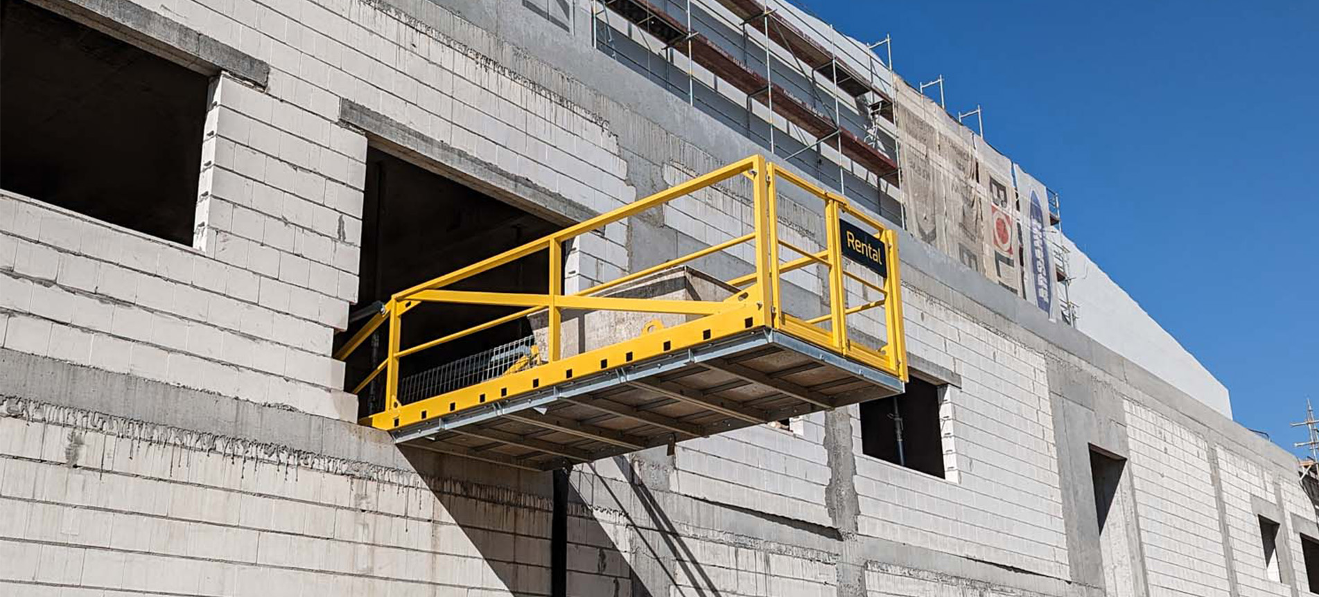 TUP loading platforms for plastic recycling plant construction