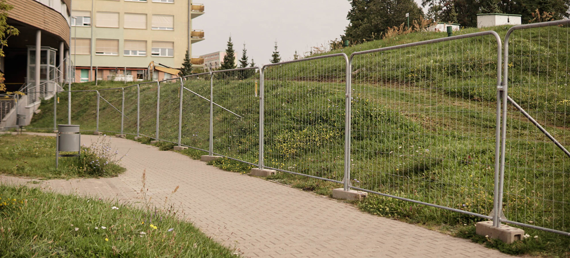 Mobilt fences at the provincial specialized hospital in Olsztyn