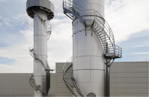 Walkway systems for chimneys