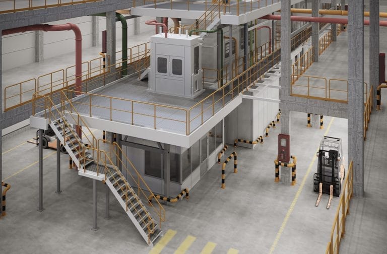 Internal Access Internal access platforms to machine parks - TLC EU Steel Equipment ...