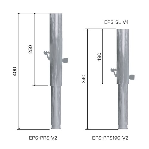 Extension de potelet EPS-PRS